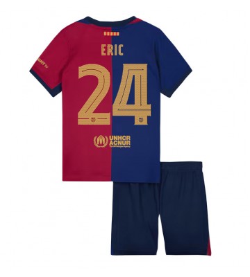 Barcelona Eric Garcia #24 Hemmakläder Barn 2024-25 Kortärmad (+ Korta byxor)